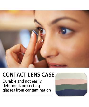 Travel Case | Lens Travel Kit - Portable Box with Tweezers Solution Bottle Lens Holder Kit for Daily and Outdoor Use Zukpumne - Buy Online on GoSupps.com