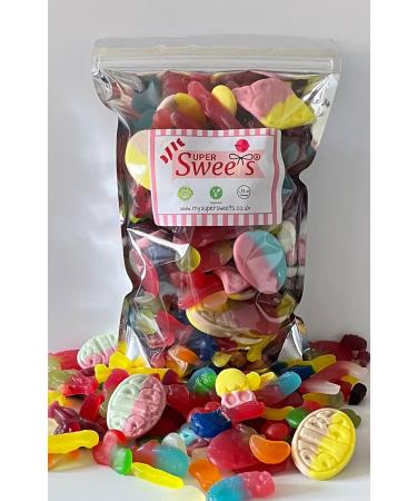 Super Sweets Vegan Vegetarian and Halal Friendly Jellies. Resealable Gift Pouch Perfect for Sharing. - Buy Online on GoSupps.com