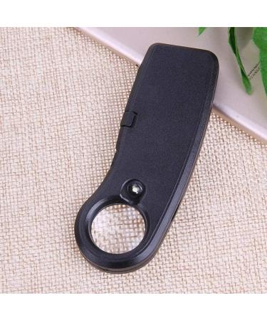 OUSIKA Magnifying Glass Foldable High-Definition 10x Magnifying Glass with Led Light Jewelry Stamp Coin Identification Tool Student Elderly Reading Magnifying - Buy Online on GoSupps.com
