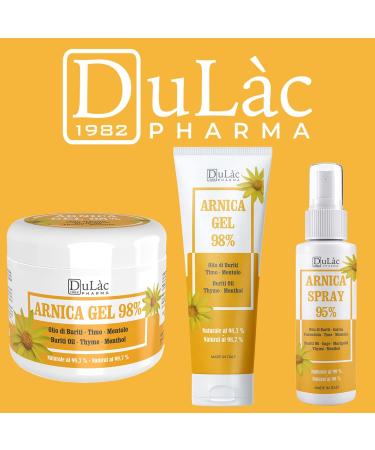Dulc Arnica Gel 98% Maximum Strength 16.9 Fl Oz - Muscle and Joint Relief, Cool Effect, Dermatologically Tested - Made in Italy - Buy Online on GoSupps.com