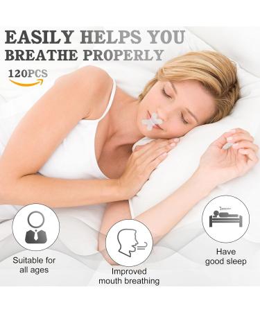 60 PCS Mouth Tape for Better Nose Breathing and Snoring Relief - Sleep Strips to Keep Mouth Closed While Sleeping - Men and Women - Buy Online on GoSupps.com