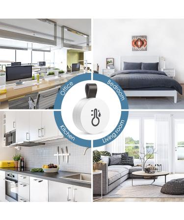 Ankilo Wireless Thermometer Hygrometer - Accurate Temperature & Humidity Sensor with Data Export for Home Garage Greenhouse & Baby Room (2 Pack) - Buy Online on GoSupps.com