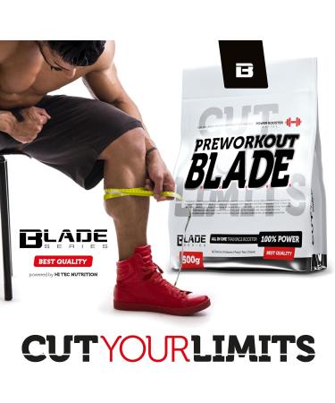 Blade Series PROWOUT Blade Booster - Pre-Workout Dietary Supplement for Strength & Endurance Athletes - Instant Orange Drink 500g - Boost Training Performance - Buy Online on GoSupps.com