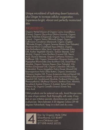 OM4 Dry Step 4 - Men's Thirst Quenching Moisturizer Lotion for Normal to Dry Skin | International Shipping - Buy Online on GoSupps.com