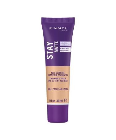 Rimmel Stay Matte Foundation  Porcelain Ivory  1 Fluid Ounce