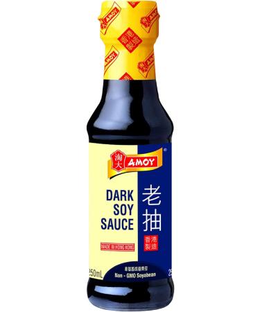Amoy Dark Soy Sauce 150ml Pack of 3 with World Food Shop Scoop - Premium Asian Condiment Trio Rich and Savoury Flavour Cooking Essential for Gourmet Dishes - Buy Online on GoSupps.com
