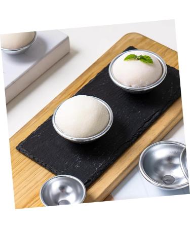 Cabilock Hemisphere Cake Pan 18 Pcs Bath Ball Making Supplies Mini Bath Mold Baking Tool Spherical Aluminum Alloy Cake Mold - Buy Online on GoSupps.com