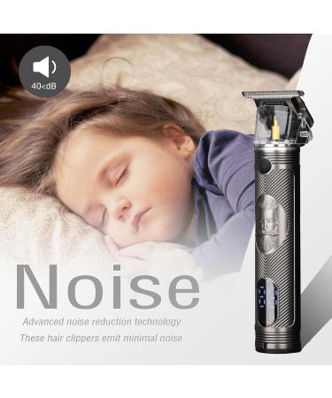 MEGZI Professional Hair Trimmer for Men Beard Trimmer for Men Rechargeable Zero gapped Cordless Razor Shavers T Liners for Beard Trimmer Men Clippers (Beard Silver) - Buy Online on GoSupps.com