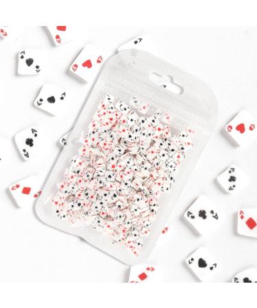 Playing Card Slices for 5mm Klei Mud Particles Animal Clays Nail Art Supplies Making Playing Card Slider - Buy Online on GoSupps.com