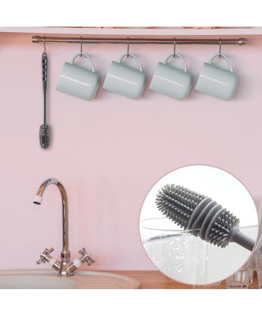 Baby Bottle Brush Long Silicone Bottle Brushes for Cleaning Extra Long Handled Baby Water Bottle Cleaner Brush for Thermos Kettles Water Bottle Brushes for Cleaning for Kitchen Restaurant - Buy Online on GoSupps.com
