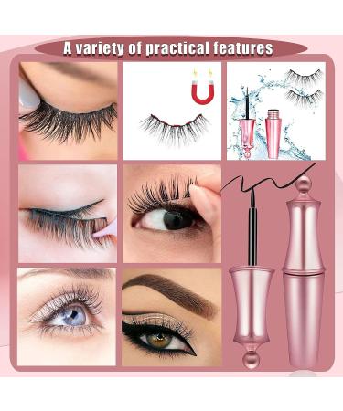 Urknall Magnetic Eyelashes with Eyeliner Kit - 5 Pairs | Waterproof, Reusable, Natural Look | Christmas Gifts - Buy Online on GoSupps.com