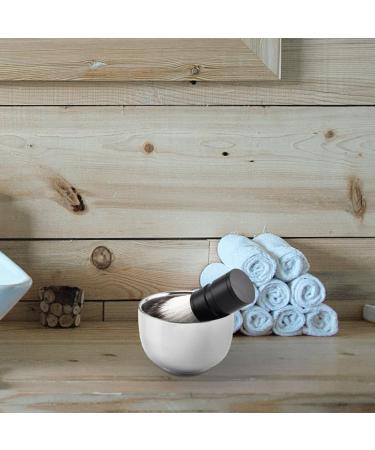 PopetPop 2-Pack Shaving Bowl Set for Men Razor & Cream Containers Metal Storage Perfect for Travel (7.3x5cm) - Buy Online on GoSupps.com
