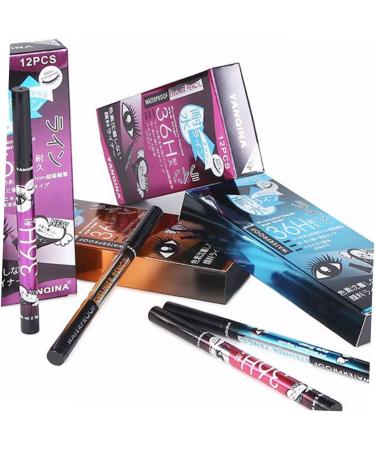 NOLITOY 2pcs Eyeliner Pencil Liquid Eyeliner Colorful Eyeliner Eyeline Pencil No Smudge Waterproof Pen - Buy Online on GoSupps.com