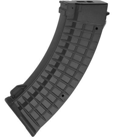 Evike - Matrix 110rd Waffle Type Polymer Magazine for AK Series Airsoft AEG Rifles Black