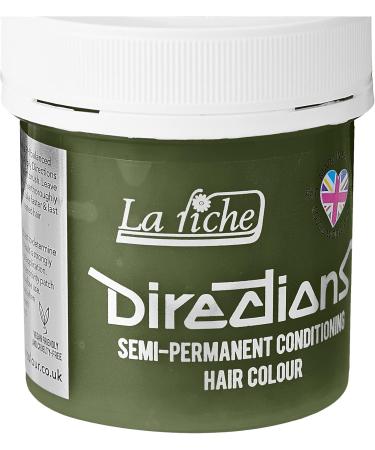 DIRECTIONS Spring Green Semi-Permanent Hair Colour - 88ml Tub - Buy Online on GoSupps.com