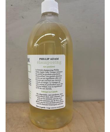 Phillip Adam Unscented Shampoo and Conditioner Set - pH Balancing - Sulfate Free & Paraben Free - 1L Each 1 l (Pack of 2) - Buy Online on GoSupps.com