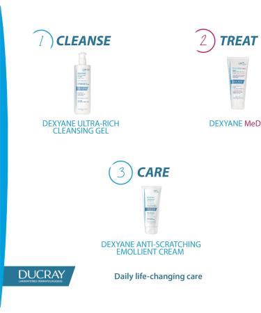 Ducray Dexyane Med Soothing Repair Cream 100ml - Effective Skin Relief for Dry & Irritated Skin | International Shipping Available - Buy Online on GoSupps.com