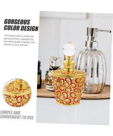 POPETPOP Perfume Bottle Glass Refillable Perfume Ancient Vial Middle East Style Bottle Essence Bottle Perfumes Arabes De Mujer Perfume Refill Bottle Old Fashioned Metal Travel Empty Bottle - Buy Online on GoSupps.com