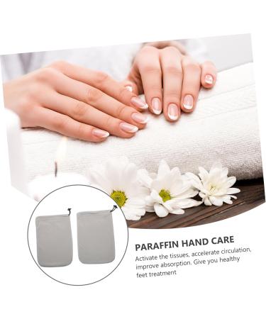 Healeved 4 Pairs Wax Thermal Insulation Gloves Wax Bath Foot Hand Cover Beauty Paraffin Wax Mitten Grooming Gloves Wax Hand Cover for Plush Moisturizing Rice Ball Work - Buy Online on GoSupps.com