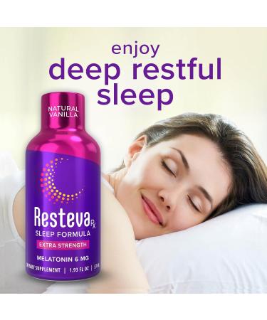 Results RNA Resteva Rx Sleep Aid: Delicious Fast-Acting Liquid Formula. Relaxing Mind & Body Promoting deep Sleep. Wake Refreshed with no Grogginess. Naturally sweetened 12 Pack 0.16 Fl Oz (Pack of 12) - Buy Online on GoSupps.com