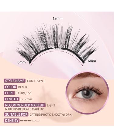 Soft Magnetic Eyelashes - Reusable Dual Magnetic Lashes Without Eyeliner | Natural Look & Easy Applicator | No Glue Needed - Style 01 01-CYMH - Buy Online on GoSupps.com