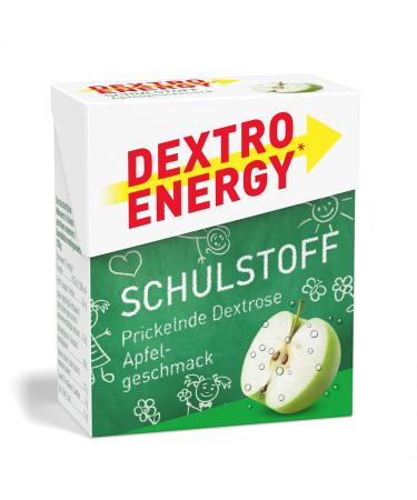Dextro Energy School Apple - 50g (1 piece) - sparkling glucose for every test quickly available carbohydrates perfectly portioning apple 50 g (1 Pack)
