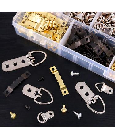 Swpeet 415Pcs Picture Hangers Kit with Screws  Heavy Duty Assorted Picture Hangers Assortment Kit for Picture Hanging Solutions with Transparent Box - 7 Models - Buy Online on GoSupps.com
