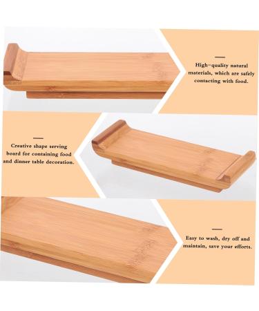 Alipis Sushi Plate Wood Tray Wooden Trays Wood Sushi Boat Food Serving Tray Desserts Boat Seafood Snack - Buy Online on GoSupps.com