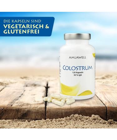  Amlawell Colostrum Vegetarian Capsules German Made Precious Ingredients 120 capsules per pack - Buy Online on GoSupps.com