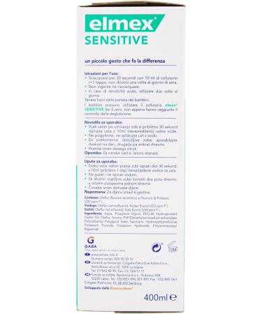 Buy Elmex Sensitive Collutorio 400 ml - Effective Oral Care Fast International Shipping - Buy Online on GoSupps.com