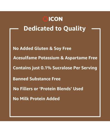 ICON Nutrition Whey Protein Powder 960g - Molten Chocolate Flavor | 30 Servings | 1 Pack - Buy Online on GoSupps.com