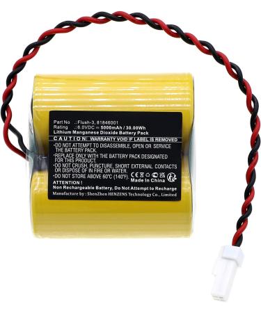 Synergy Digital Automatic Flusher Battery - 6V 5000mAh Replacement for Zurn P6900-GEN & 81846001 - Ultra High Capacity - Buy Online on GoSupps.com