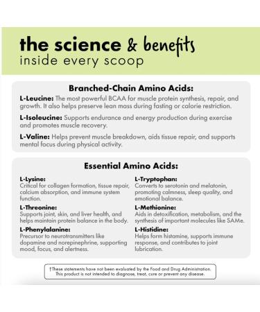 BOWMAR NUTRITION Essentials Aminos and BCAAs Powder 30 Servings 99% Absorption Rate (Lemon Lime) - Buy Online on GoSupps.com