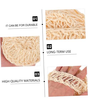 FRCOLOR 2pcs Exfoliating Sisal Bath Brush & Shower Balls - Loofah Sponge Pouf Mesh Scrubber & Body Cleaning Spa Tool - Buy Online on GoSupps.com