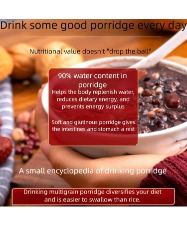 M lange De Congee Aux Cinq Grains Ingr dients De Bouillie Aux Huit Tr sors Usage Domestique Et Commercial Mati res Premi res De Bouillie Douce Et Sucr e 500g - Buy Online on GoSupps.com