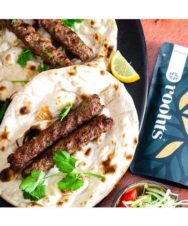 Roohts Kebab Recipe Mix 50g | Premium Spice Blend | Lamb Kebab | Chicken Kebab | Spice Mix | Marinade | Seasoning | Cooking | Convenience | Meal Prep | Resealable | Quick Meal | Authentic Flavours - Buy Online on GoSupps.com