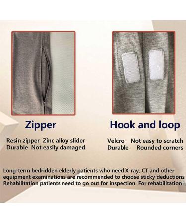 Daily Wear Men's Post Surgery Tearaway Pants | Easy Dressing for Paralysis & Fracture | Dark Grey | Zipper Size - Buy Online on GoSupps.com