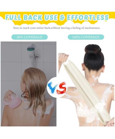 6 Pack Exfoliating Shower Bath Gloves Back Scrubber Set - Skin Exfoliation Combo for Smooth & Radiant Skin - Gray White - Buy Online on GoSupps.com