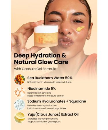 K-SECRET SEOUL 1988 Niacinamide Capsule Cream Hydrating Face Moisturizer with 5% Niacinamide and Yuja | Vitamin C Capsule Cream for Dark Spots Uneven Skin Tone | Korean Skincare 50ml / 1.69 fl oz - Buy Online on GoSupps.com