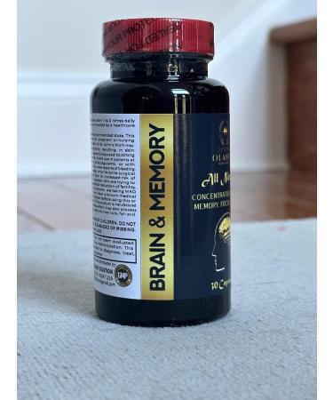 BRAIN MEMORY SUPPLEMENTS - Suport Memory Mental Clarity & Cognitive Brain Focus Formula Enhance Memory Concentration & Clarity function immune booster - 2 Bottles 120 Capsules - Buy Online on GoSupps.com