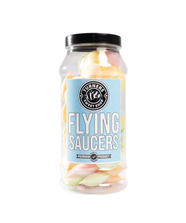 Flying Saucers - 65g by Turners Sweet Shop Traditional Retro Gift Jar Classic Original Pick & Mix Sweets Quality Confectionary Fantastic Gifts for Him Her or Them