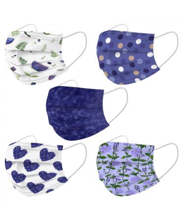 Lulupi 50 pieces one-way oral protection oral protection Pustblume printed 3 LATIG THE MNS L wenzahn motif neckerchief mouth and nose protection.