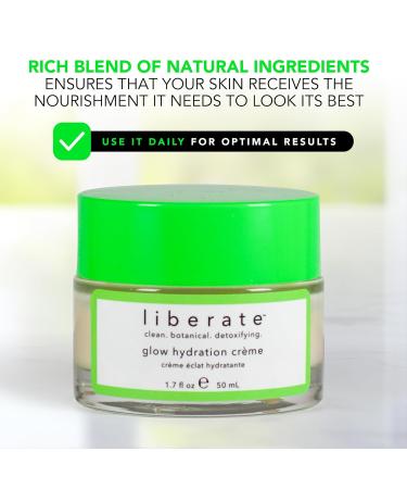 Glow Hydration Creme - 1.7 Oz Gel Whipped Moisturizer for Men & Women | Nourishing Face Cream for Dry Skin - Buy Online on GoSupps.com