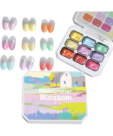 Painting Gel Gradient Gels 2.5g x 9 No-Wipe Set UV LED Quick Curing Shine Smooth Application Paints Gel for Beauty Personal Home Salon and Arts Decoration - Buy Online on GoSupps.com