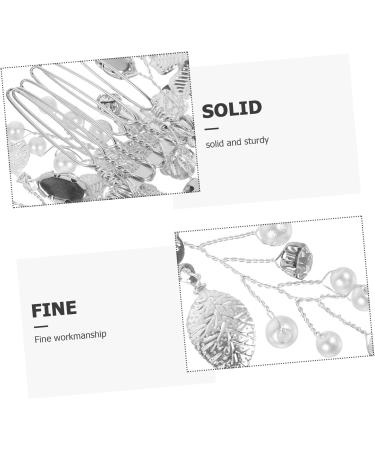 FRCOLOR Bridal Hair Comb Clip Wedding Bridal Hair Comb Hair Accessories for Women Rhinestone Hair Decoration Wedding Hair Accessories The Flowers Bride Rhinestones Iron Sheets - Buy Online on GoSupps.com