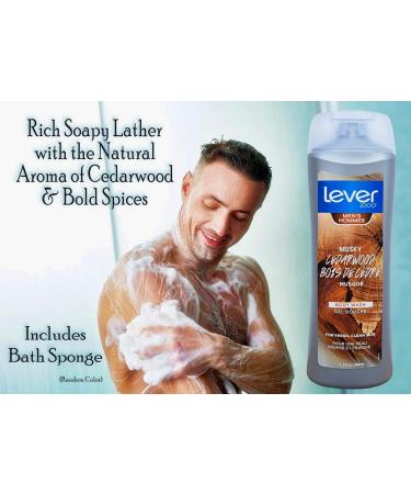 Buy Lever 2000 Musky Cedarwood Body Wash for Men - 11.5 oz | Fresh & Clean Skin with Bold Spices - International Shipping Available - Buy Online on GoSupps.com