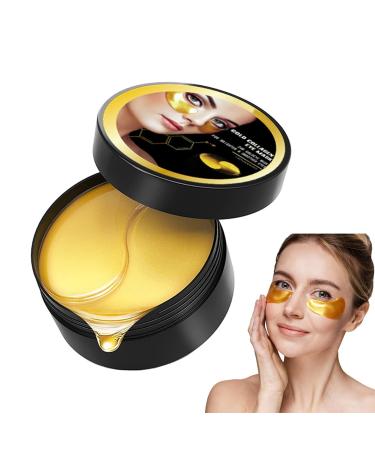 Under Eye Masks Collagen 24K Gold Under Eye Patches for Puffy Eyes Dark Circles Bags Gold Eye Pads Anti-Aging Hyaluronic Acid Moisturiser for Undereye Bags Wrinkles Nourish Firm Eye Masks Skincare