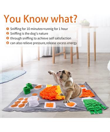 HAWSON Pet Snuffle Mat for Dogs - Large 23.6 x 31.5 Feeding Mat and Treat Dispenser - Indoor/Outdoor Stress Relief Toy for Dogs - Buy Online on GoSupps.com