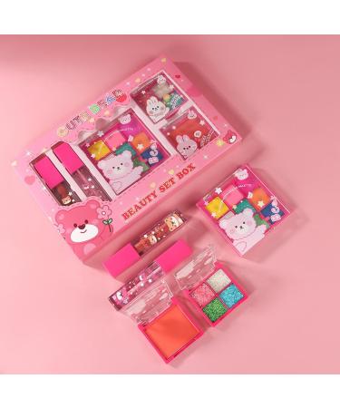 Coffret De Maquillage Pour Les D butantes | Set De Cosm tiques Avec Palette De Fards Paupi res Rouge L vres Blush Trousse De Maquillage Pour Le Visage Pour Voyage Cadeau Femme - Buy Online on GoSupps.com