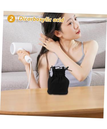 IWOWHERO Styling Hood Hair Blower Curly Hair Blow Dryer Travel Blow Dryer Hair Drier Diffusers Black Canvas - Buy Online on GoSupps.com